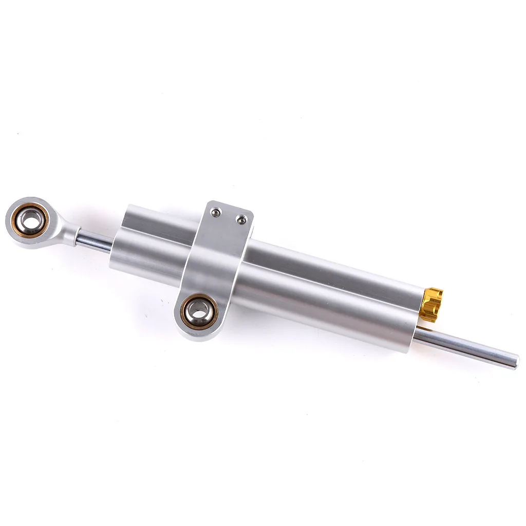 Motorcycle Damper Buffer Handlebar Director Double Barrel Shock Absorption Stabilization Handlebar Damping Titanium Ruler