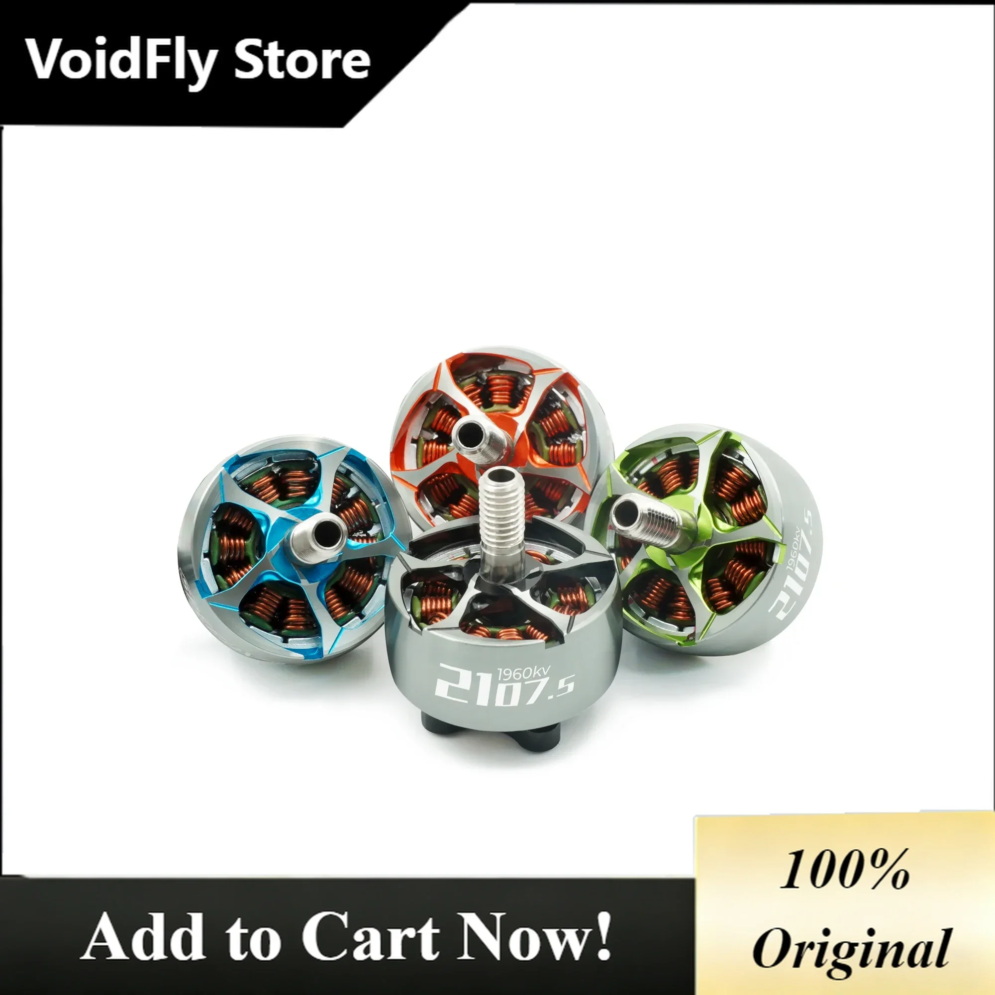 VoidFly Newest GEPRC SPEEDX2 2107.5 1960KV / 2450KV Brushless Motors 4-6S For Freestyle Racing FPV Drone