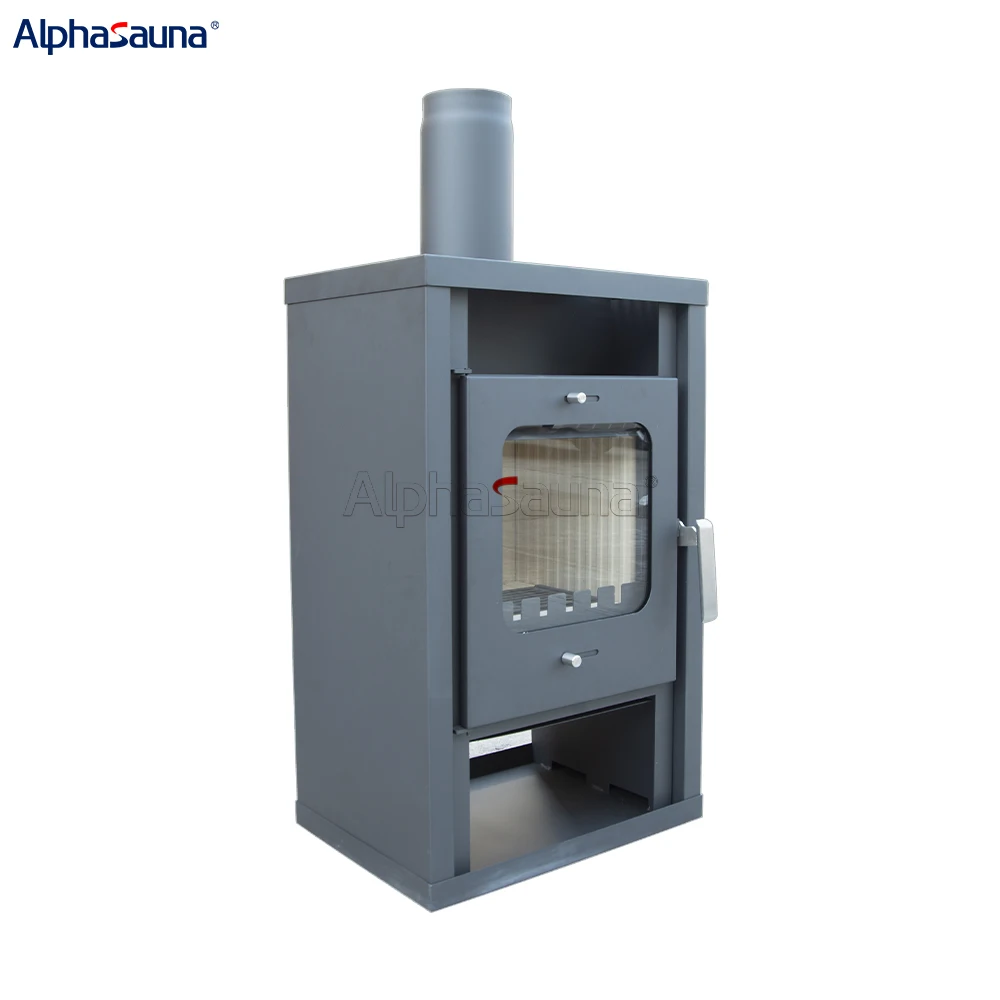 2025 Europa gran oferta hierro fundido Camping barato pellets de madera estufa decorativa chimenea suspendida para la venta