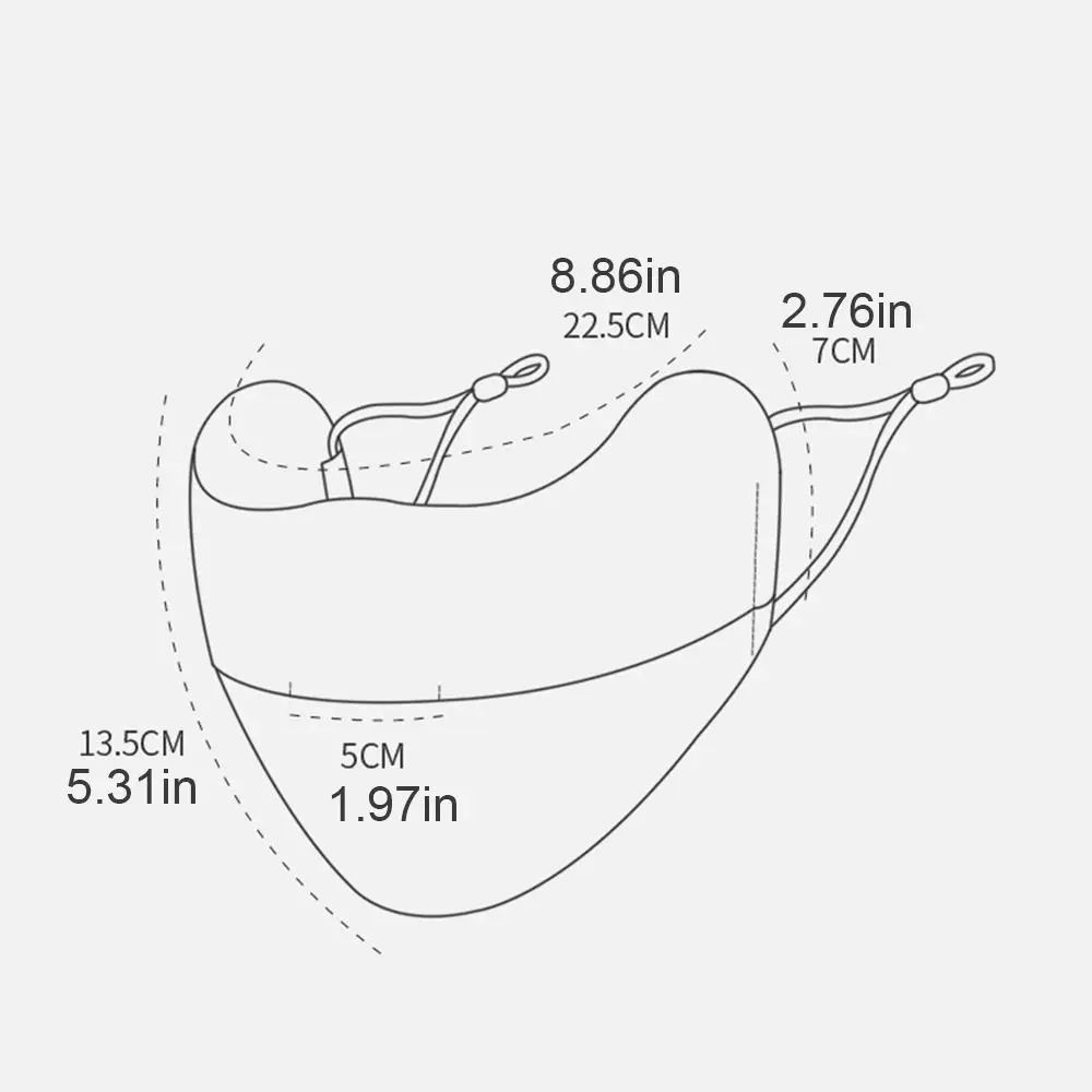 Outdoor Nylon Zonnebrandcrème Gezichtsmasker Ademend Anti-Uv Ijs Zijde Masker Gezicht Cover Sjaal Gezicht Cover Sjaal