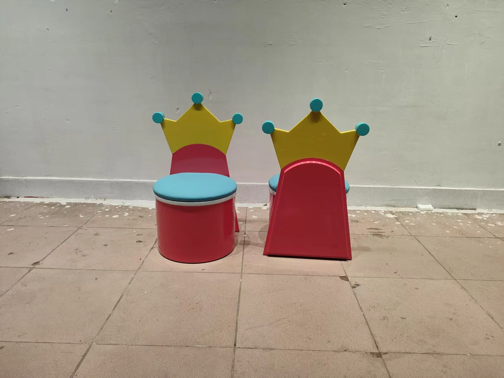 Children's Indoor Playground Princess House Dressing Table With Chair