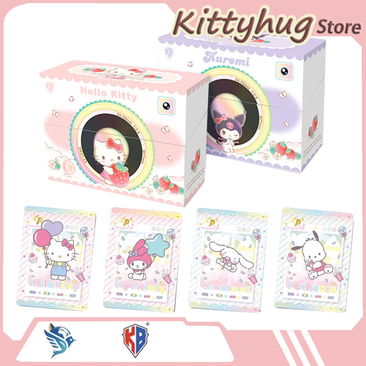

Оригинальные коллекционные игровые карты Kabao Sanrio Hello Kitty, Melody, Kuromi, Cinnamon Dog — игрушка в подарок