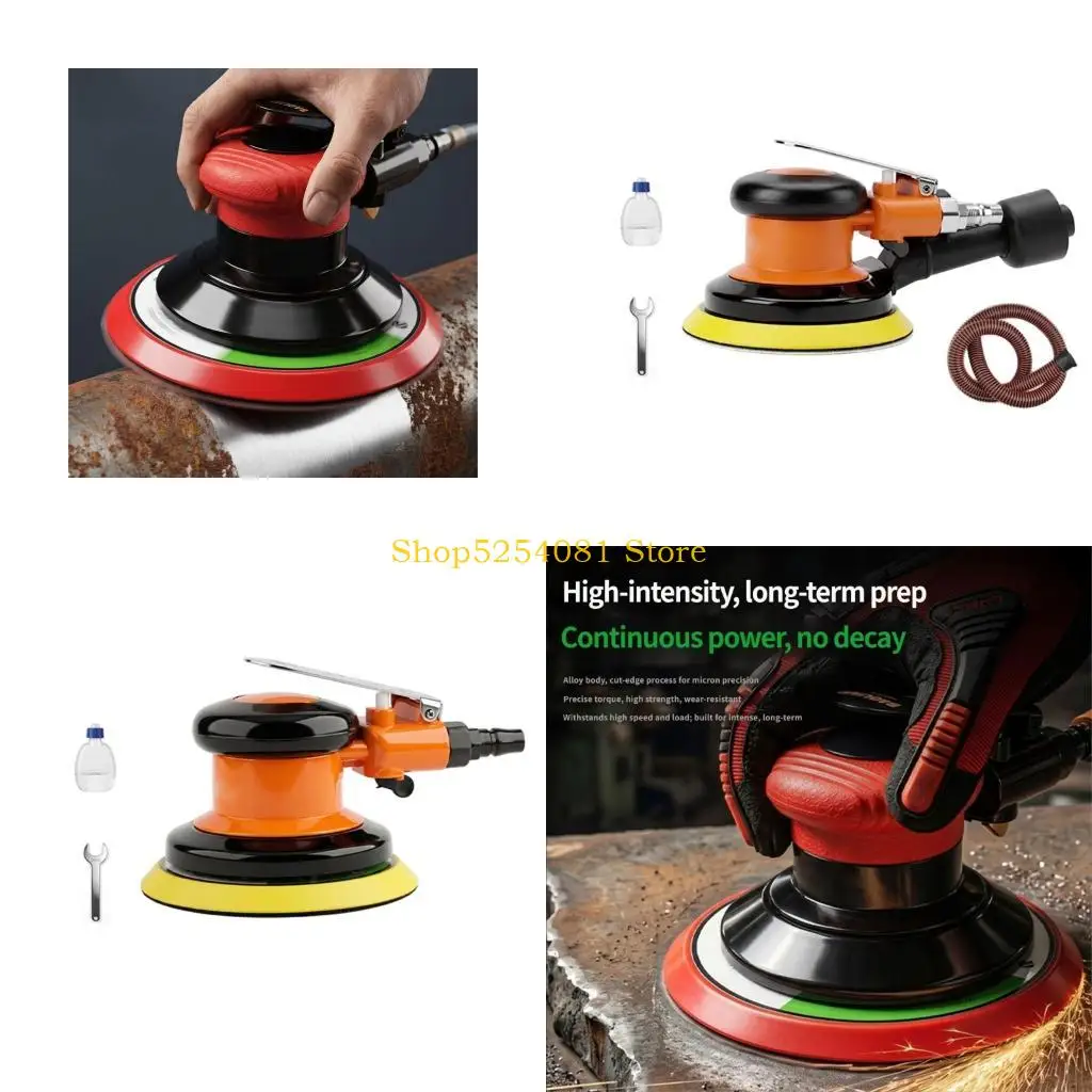 AXYC Pneumatic Sander Vacuum Grinder Circular Sandpaper Orbital Polisher Car Sponge Metal Polishing Waxing Machine