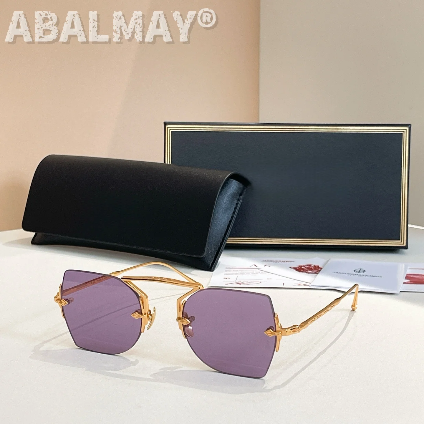 

Top High Quality Sunglasses for Men and Women JMMYU2E SIZE 47-26 Style UV400 Retro Fashion Special Design Sun Glasses with box