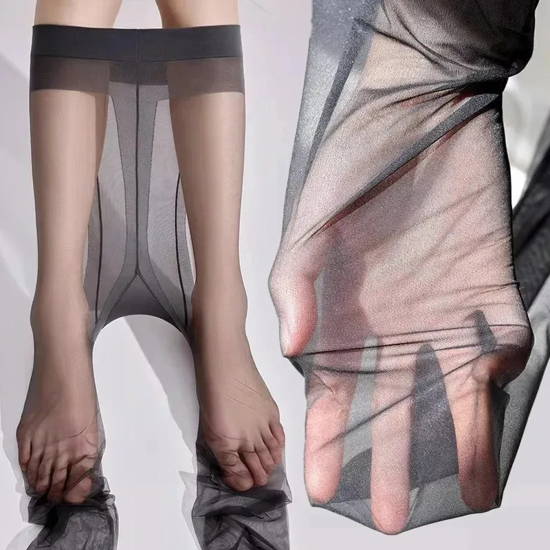 2026 New Spring Summer 0D Peppermint Manbo Tights Ultra Thin Pantyhose Women Stockings High Transparent Seamless Silk Long Socks