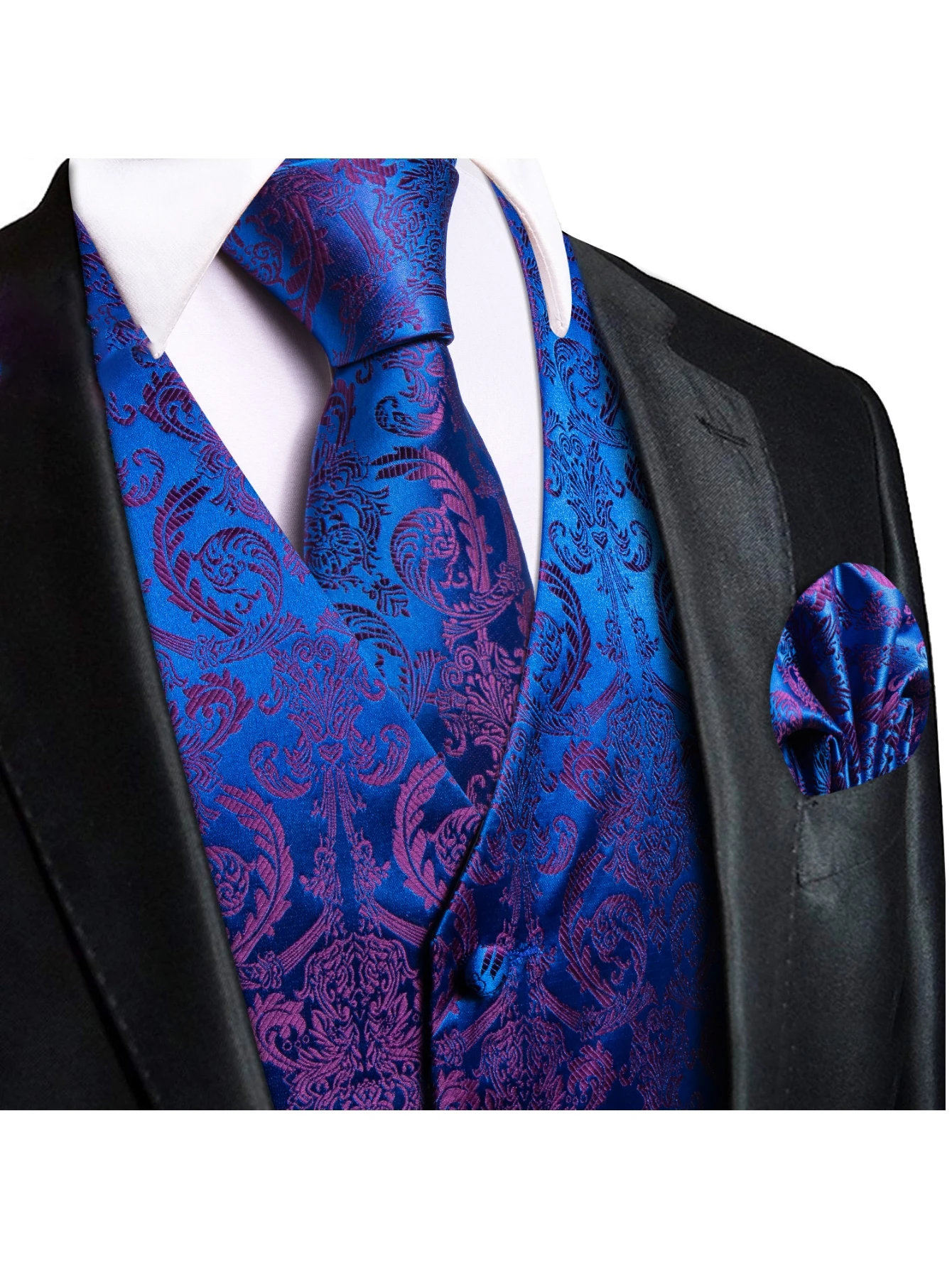 Zestaw: Kamizelka, krawat, pos – Pocket Square Set recenzja i cena