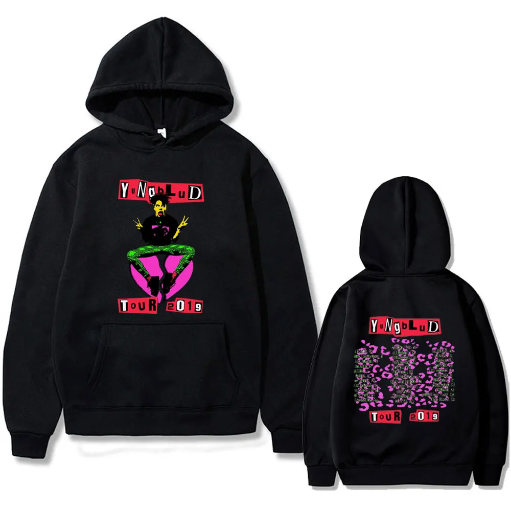 

Best Famous Rock Singer Yungblud Tour 2019 Graphic Hoodie Men Women Fashion Vintage Pullover Men's Casual Oversized Streetwear