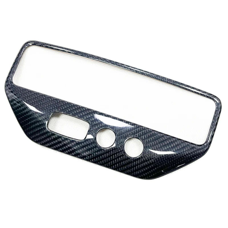 For Maserati GT, GC, GTS, MC, Dry Carbon Fiber Air Conditioning Control Panel Interior Decorative Sticker for Refitting - view 3