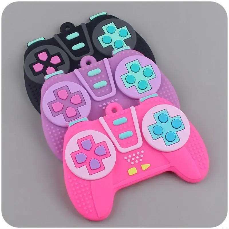 

Game Controller Teething Toy Chew Toy for Girls & Boys Educational Sensory L4MC