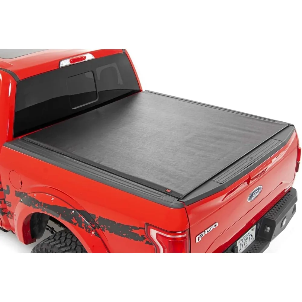Penutup Bak Truk Otomatis Gulung untuk Ford F-150/Lightning & Raptor (2015-2025) - Cocok untuk Bak Truk 5'7 (67 inci)