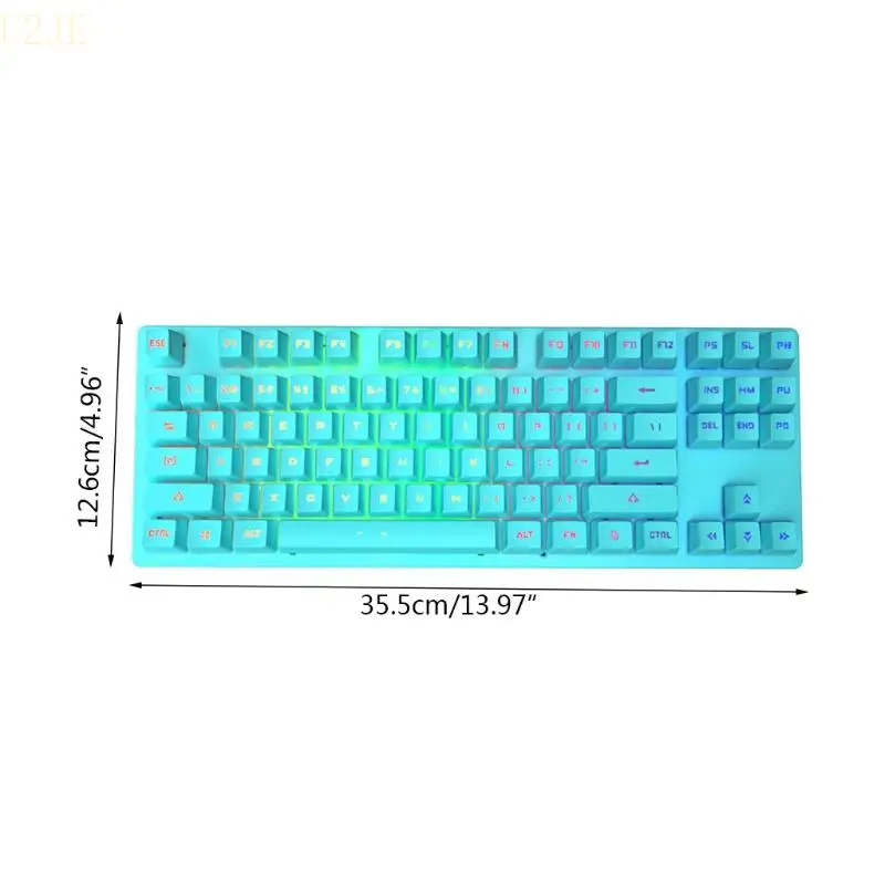 U2JE USB Gaming Keyboard voor Creative 87 voor belangrijke wetenschappelijke lay -out RGB -achtergrondverlichting