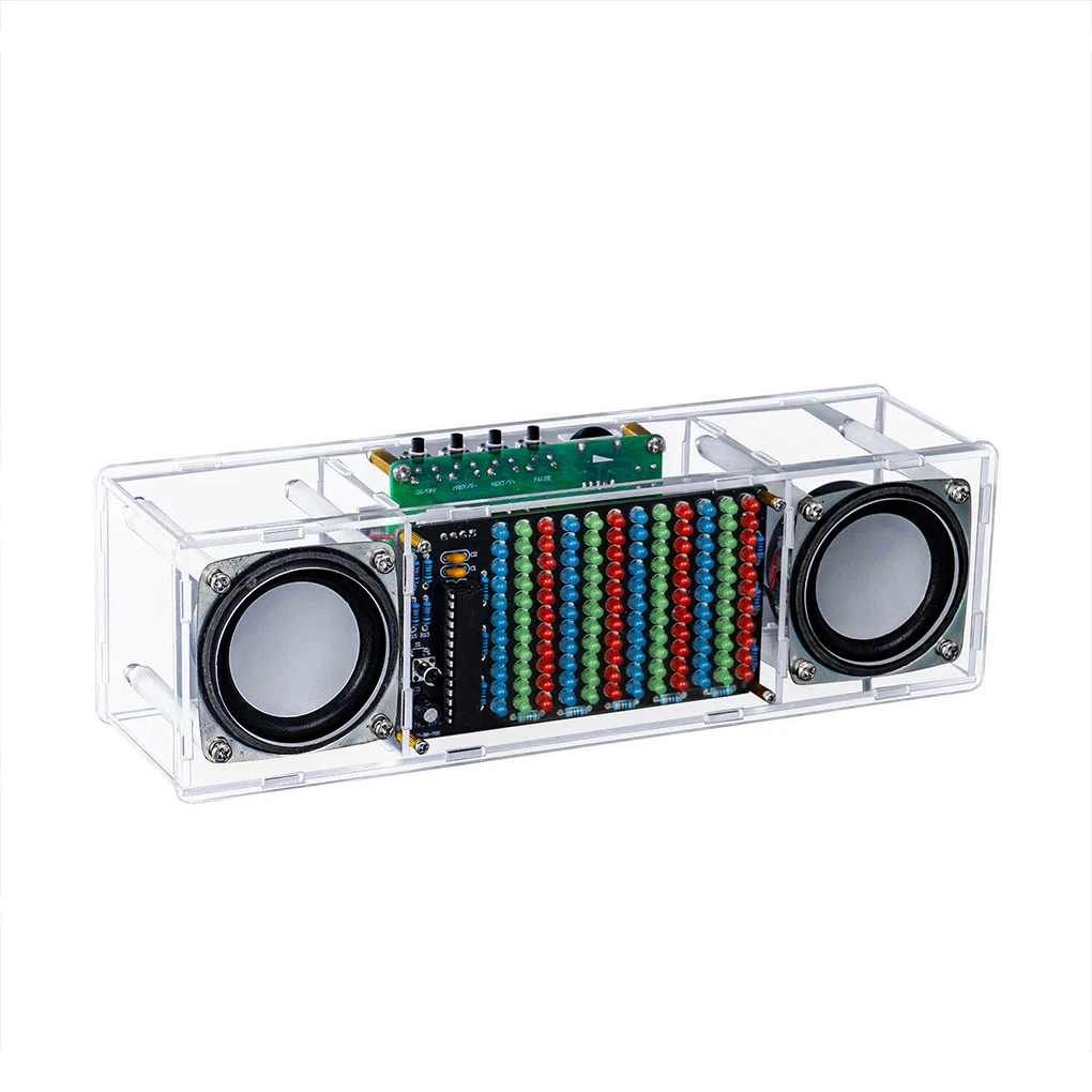 DIY Bluetooth Speaker Kit With Music Frequency Display For Electronic Skills Teaching And Training