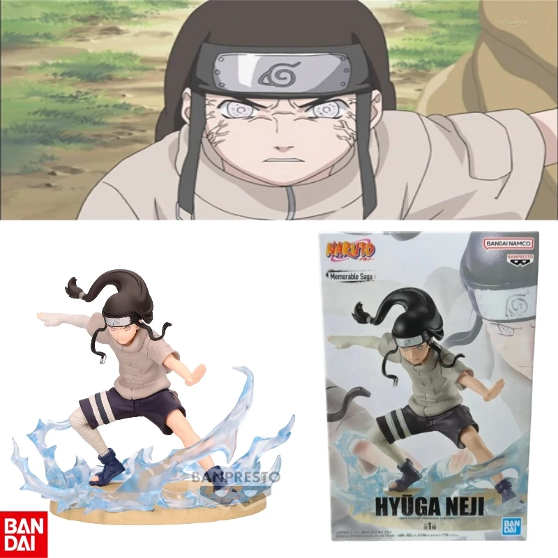 

Bandai Banpresto Genuine Original Anime NARUTO Hyuga Neji Figurines Statue Action Figures Collectible Model Ornaments Toys Gifts