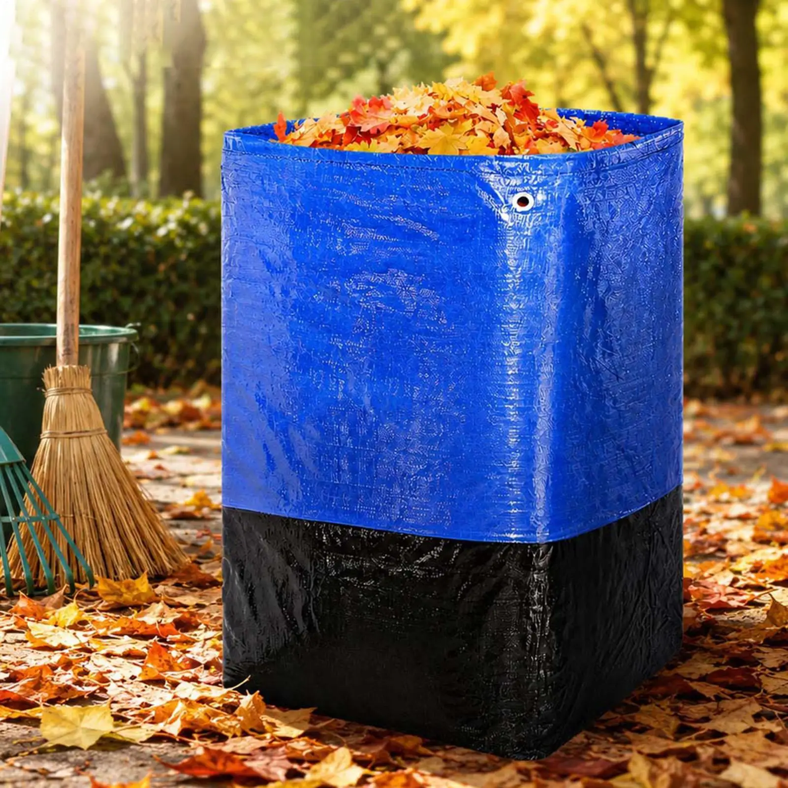 Leaf Bag Heavy Duty Foldable Reusable Waterproof Storage Container Self-Standing Garden Trash Bags For Home Moving Outdoor