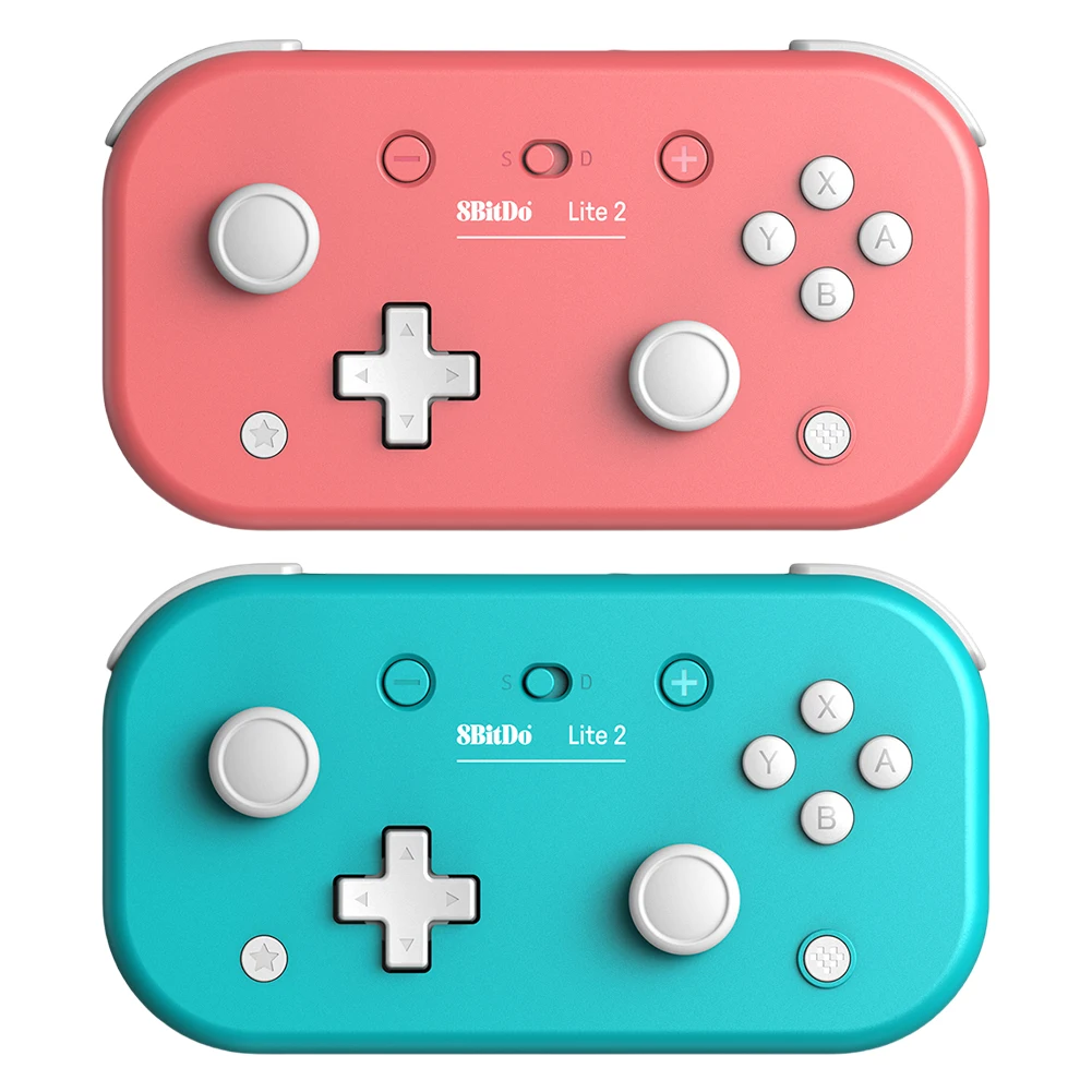 8BitDo Lite 2 BT Gamepad مع أجهزة التحكم في الحركة المحركات الخطية الاهتزاز وحدة تحكم لاسلكية وحدة تحكم الألعاب اللاسلكية للتبديل