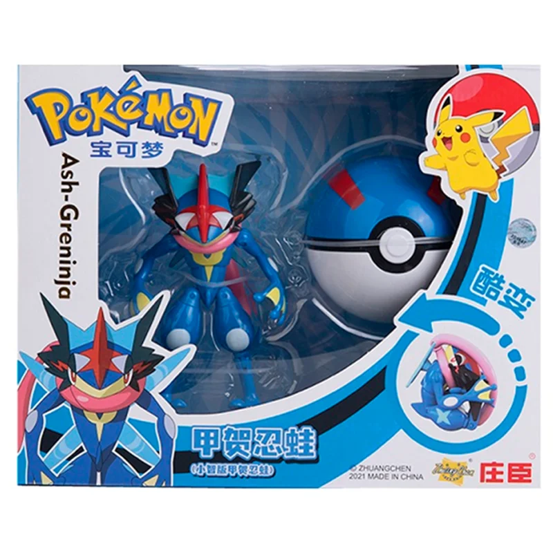 Pokémon Anime Action Figures para Crianças, Charizard, Pikachu, Mewtwo, Pocket Monster, Deformação, Brinquedo Pokeball, Modelo, Presente de Natal