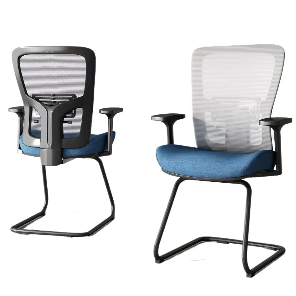 

A Premium Office Guest Chair With One-Piece Welded Sled Base,Mesh Desk Chair No Wheels With Arms, Waiting Room Reception Chairs