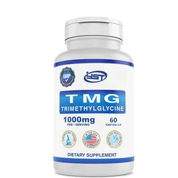 1000mg TMG supplement - Betaine anhydrous trimethylglycine 1000mg - Healthy homocysteine levels - Gluten free and non GMO