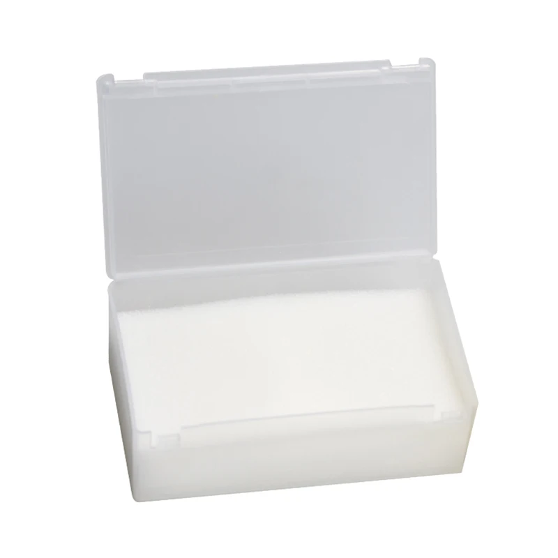 Denture turnover box with multi-layer cushioning sponge lining and gypsum dental model protection box for dental clinics