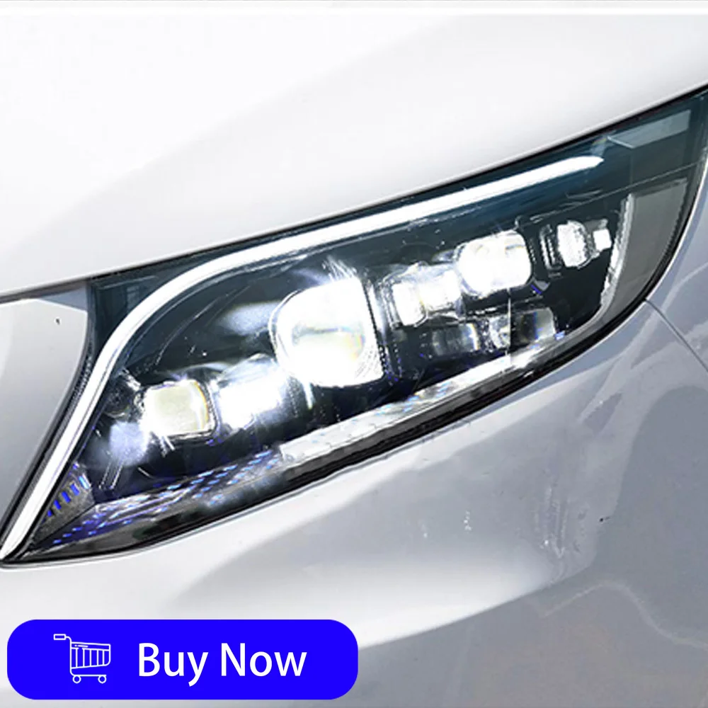 Car Head Lamp for Benz Vito W447 V260 V300 2016-2024 Upgrade High Quality S Class Style Dynamic Headlight Lens Accessories Tool