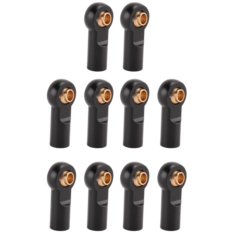 

A45F-10Pcs Metal M3 Link Tie Rod End Ball Joint For 1/10 RC Car Crawler AXIAL SCX10 D90 D110 Tamiya CC01