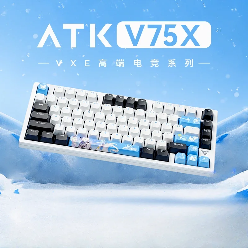 ATK VXE V75X Mechanical Keyboard Wireless 3Mode Bluetooth CNC Aluminium Alloy GASKET Hot Swap RGB Gaming Keyboar PC Gamer Gifts