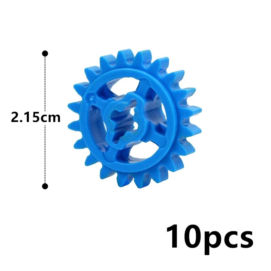MOC Technische Bausteine, Zahnrad- und Steckverbindungs-Set mit Achsen, Baustein-Set für Kinder, DIY-Spielzeug 47896 10197 44809 69778 – Detail 2