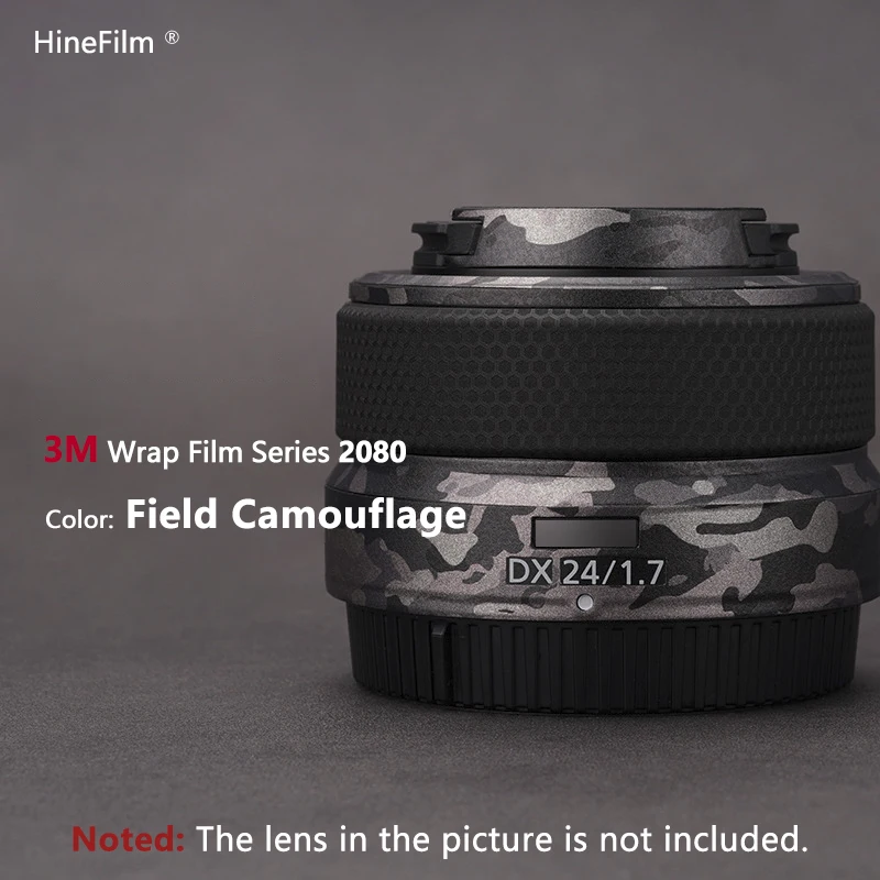 Nikkor Z DX24F1.7 عدسة ملصق مائي الجلد 24f1.7 التفاف غطاء لنيكون Z DX 24 مللي متر f/1.7 عدسة ملصق المضادة للخدش واقية التفاف غطاء