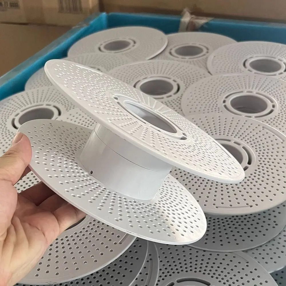 3D Printer Filament Spool, Universal Fit High Temp Resistant 3D Filament Spool for Refills, Guided Thread Quick-Lock Design