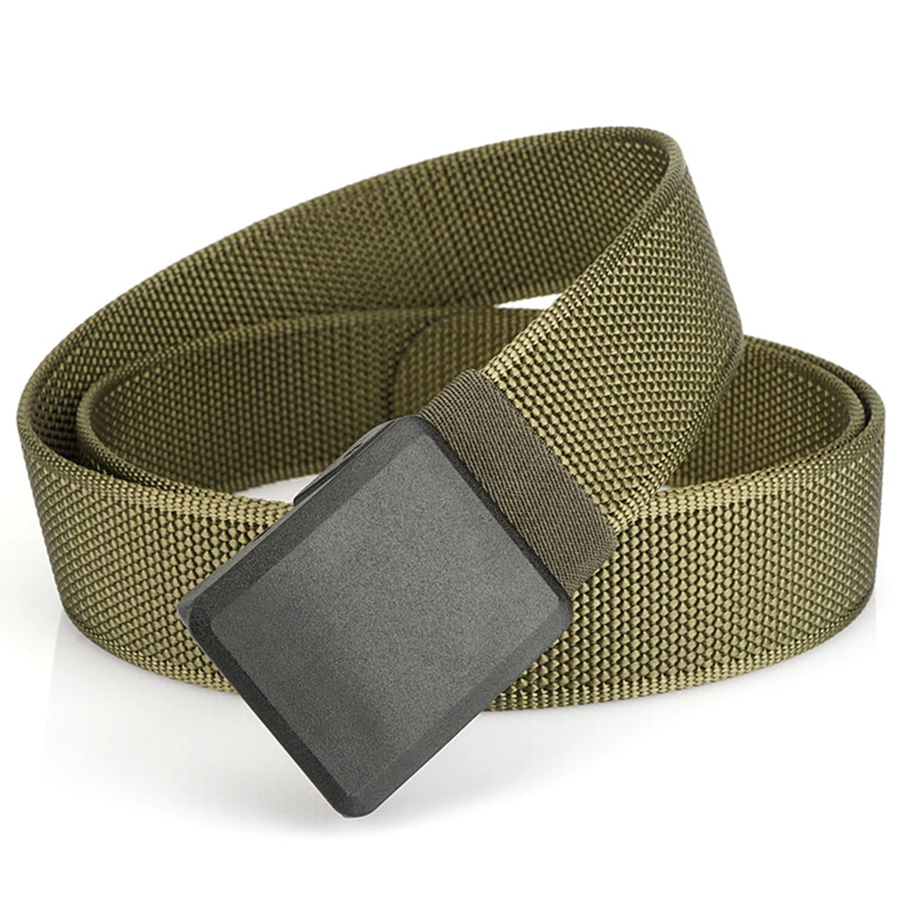 TUSHI Neuer elastischer Gürtel für Herren ohne Metall, Schnellverschluss, Nylon-Schnalle, weiche Faser, Unisex, Stretch-Gürtel, Wandern, Angeln, Sportgürtel – Detail 20