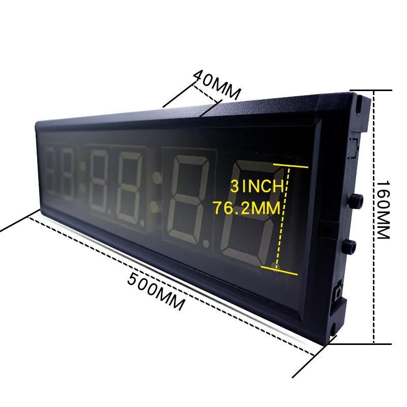 High-Definition LED Display Electronic Competition Timer for Track Field Games Sports Fitness Timing Training Speech Sports