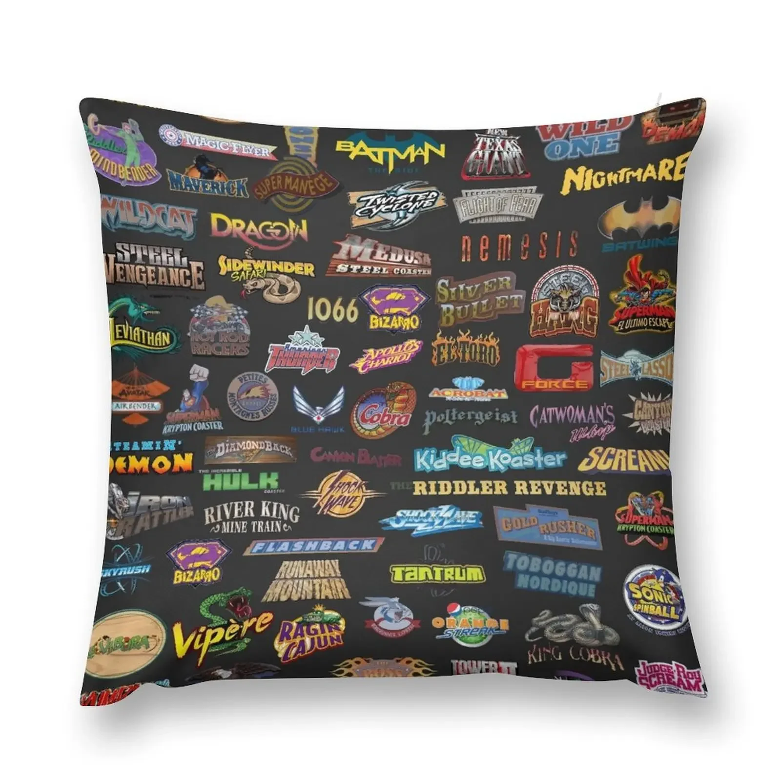 Roller Coasters Throw Pillow Decorative Cushions For Living Room pillowcases for sofa cushions pillow