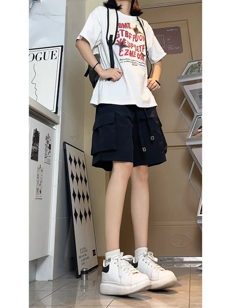 

American Sle Функциональные четырехсекционные мужские летние тонкие брюки для спецодежды Qui-Drng из ледяного шелка для занятий спортом на открытом воздухе Свободные брюки с пятью покрытием...