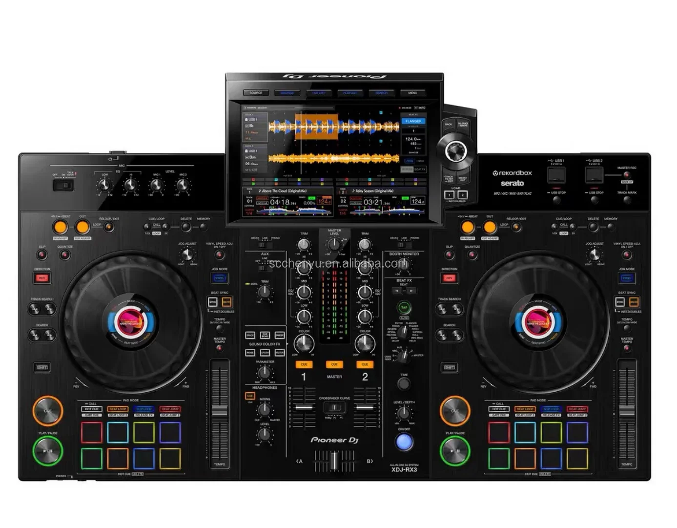 Mixer de controlador de DJ/console de áudio