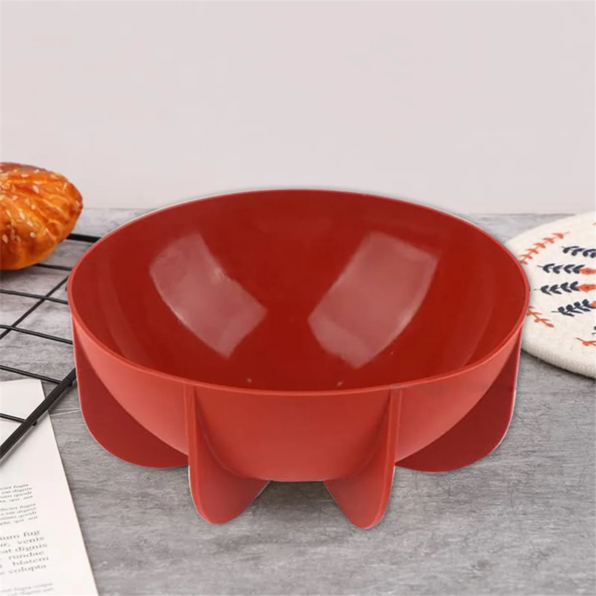 Baking Mold Silicone Hemisphere Pan Dome Silicone Mould Planet Mould Semicircle Shape Cake Mold,Brick Red