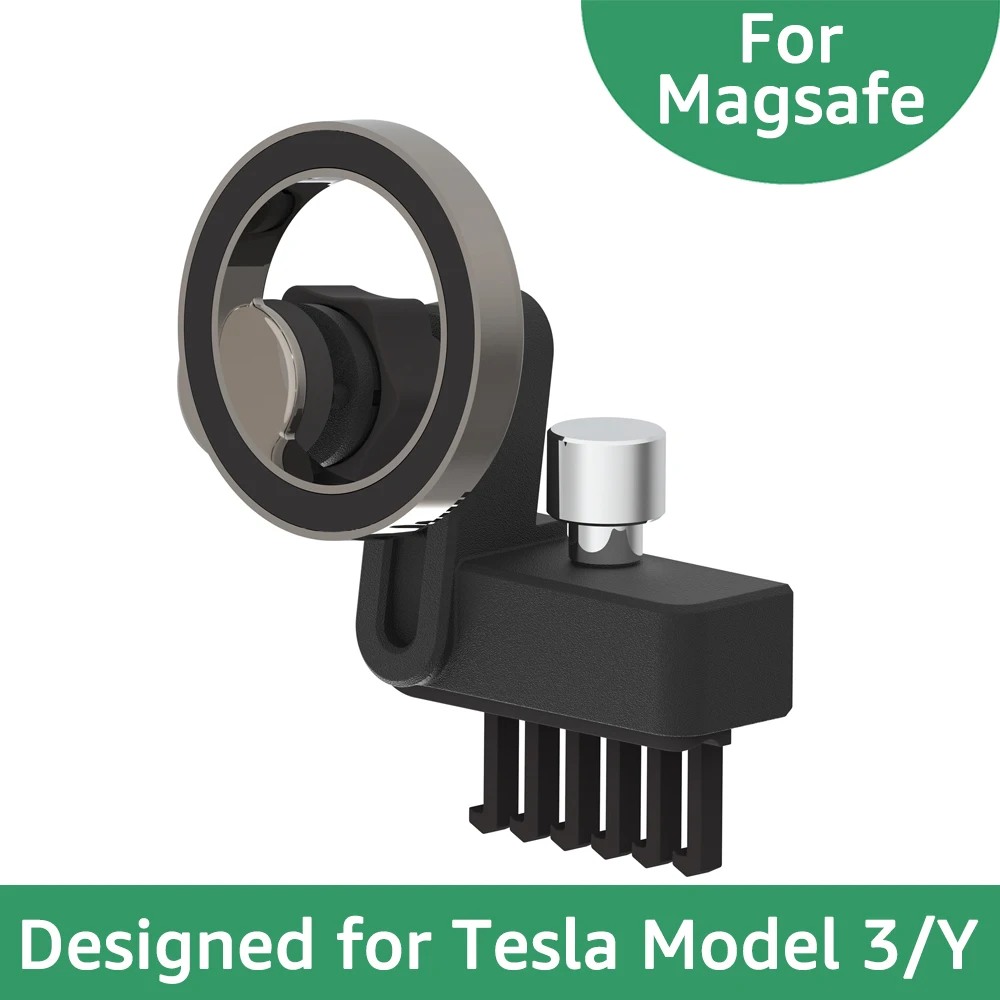 Magnetische Auto-Handyhalterung Mobiltelefon-Halterung für Tesla Model 3 Model Y Auto-Handyständer Kompatibel mit Magsafe – Detail 8