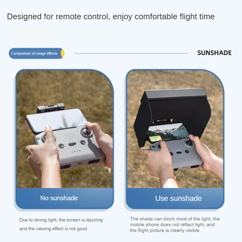 ل DJI 3/MINI 3 برو التحكم عن بعد ظلة AIR2S المحمولة متعددة الوظائف ظلة ضوء درع أجزاء