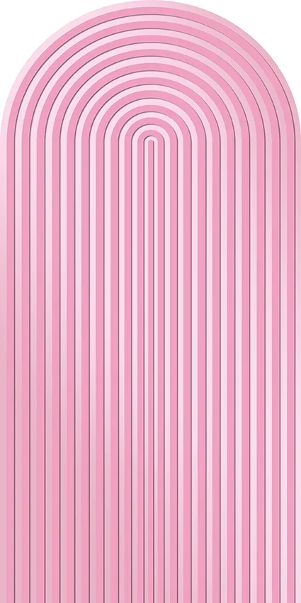 Mehofond Pink Stripe Arched Wall Photography Backdrop Child Birthday Party Spandex Background Doubleside Elastic Cover Props