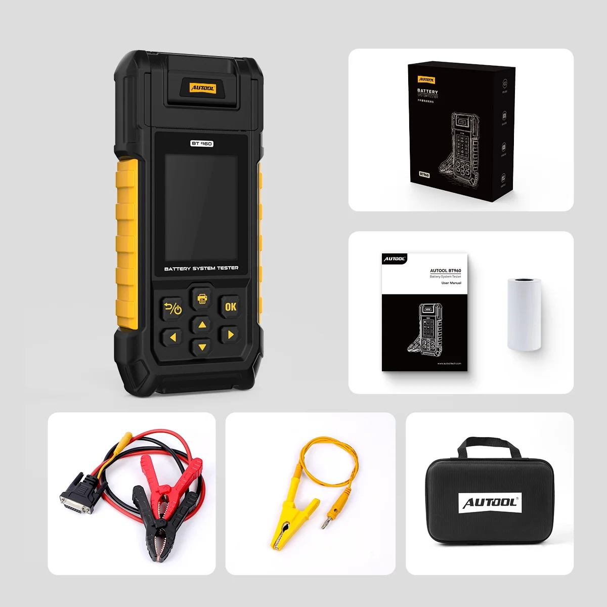 AUTOOL BT960 package contents