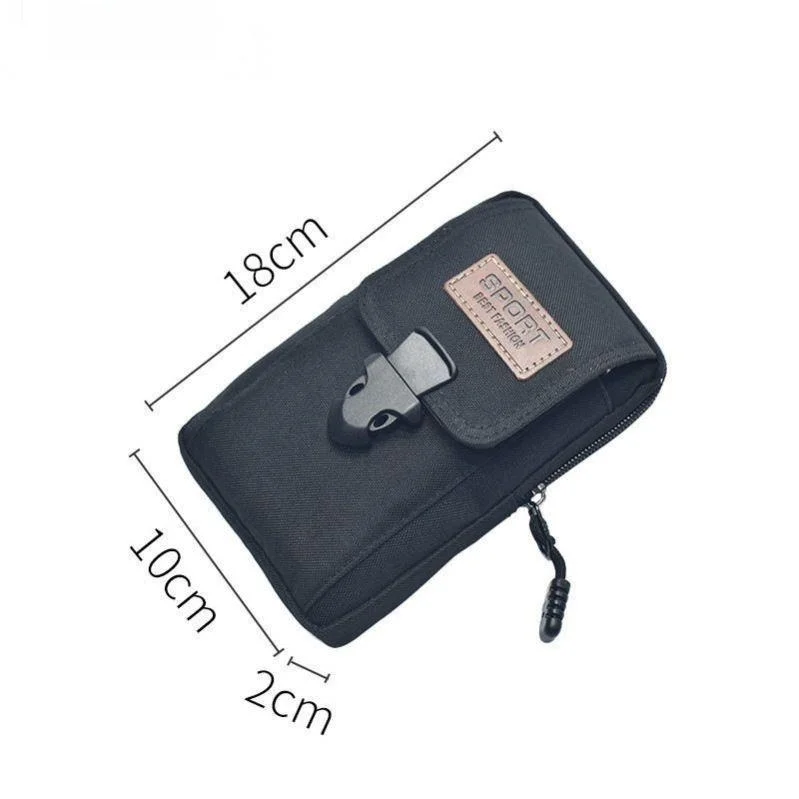 

Новая поясная сумка из ткани Оксфорд 2026 года для телефона, мужская, для активного отдыха, бега, альпинизма, синяя, спортивная