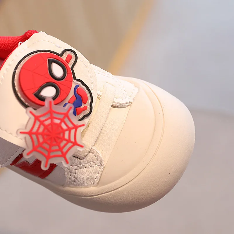 Baby Soft Sole Non-slip Cute Boys Comfortable Shoes Toddler Walking Shoes Disney Children\'s Shoes Cartoon Spiderman Kids Shoes