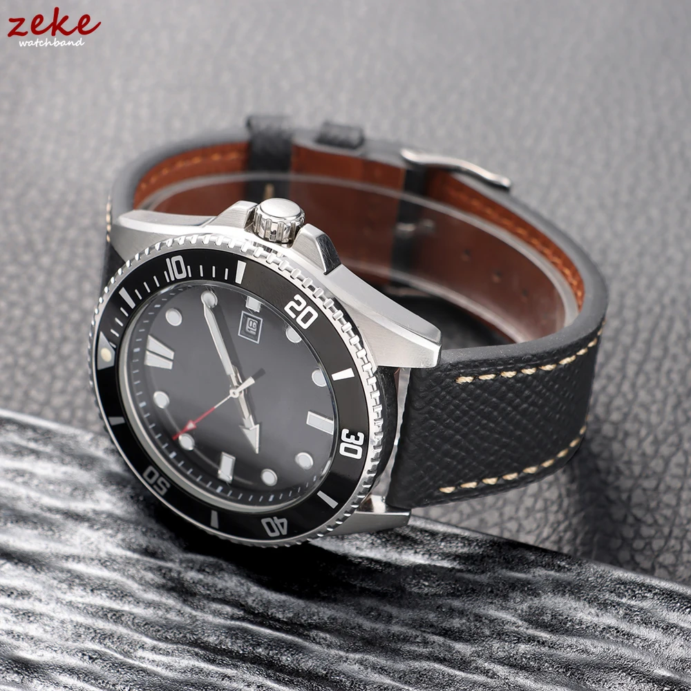 18 مللي متر 19 مللي متر 20 مللي متر 22 مللي متر جلد طبيعي حزام ساعة اليد الفرقة العالمي حزام الساعات الرجعية سوار الإفراج السريع بار معصمه اكسسوارات #4