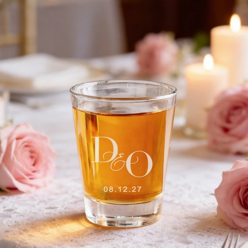 

Personalized Wedding Shot Glasses Set, Custom Shot Glass, Wedding Gift for Guests, Bachelorette Party Gifts, Birthday Gift