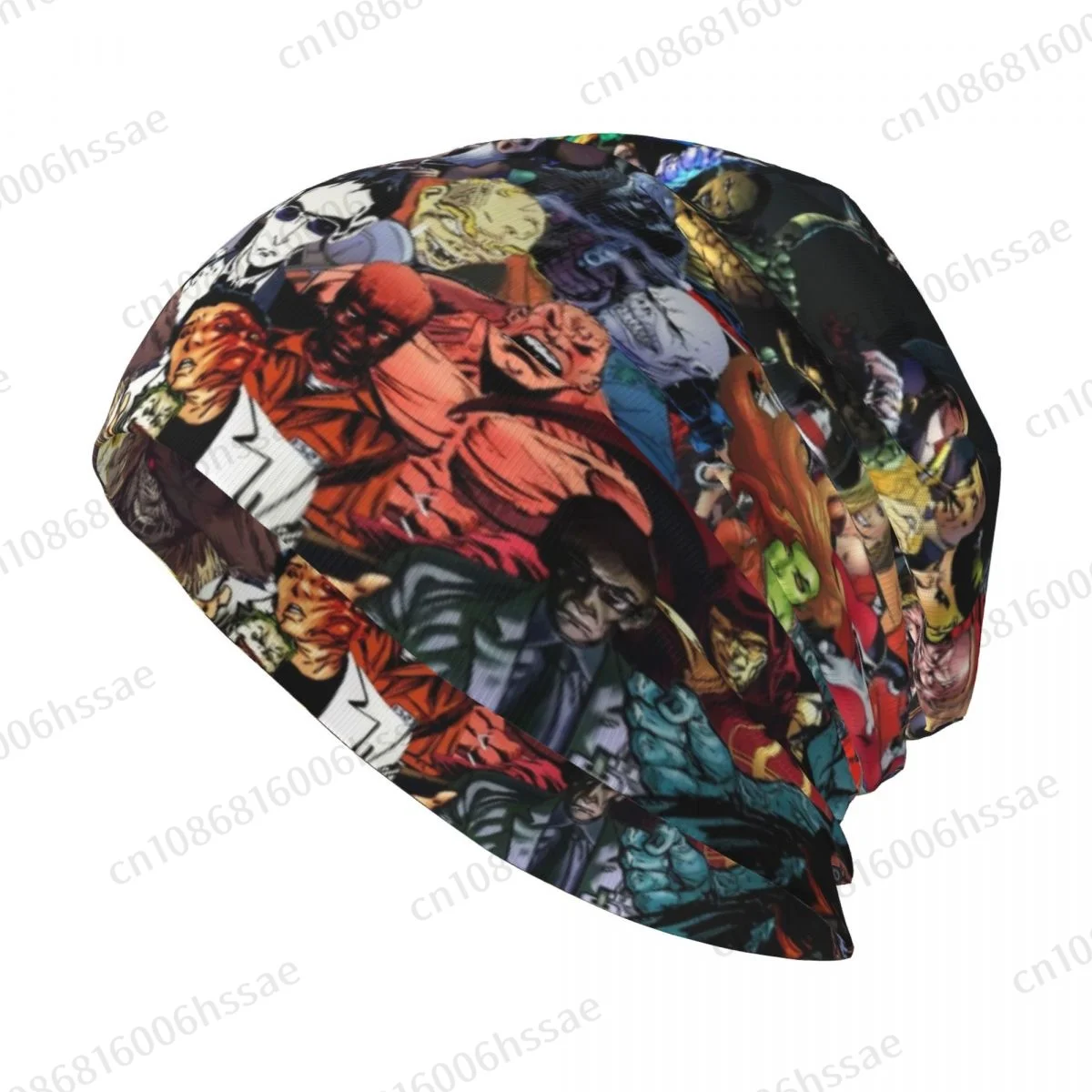 Horror Villains Beanies Cap Unisex Skullies Pullover Hat Soft Thin Knitted Outdoor Warm Casual Knit Bonnet