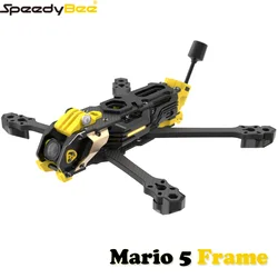 SpeedyBee Mario 5 Frame 5 inch DC / XH Version with Carbon Fiber Plate FPV Freestyle RC Racing Drone For O3 / O4 PRO