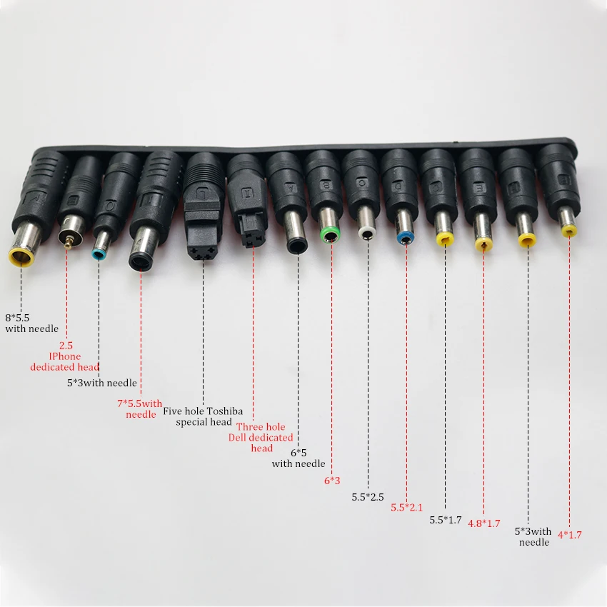 1Set Laptop 28 Power Adapter Dc Adapter Universele Stekker Connector Oplader Universele Adapter Toshiba Dell