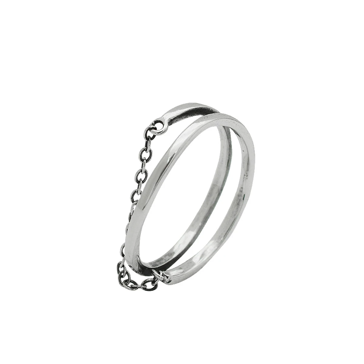

Retro Chain Silver Finger Women Vintage Decoration Korean Version for Elegant Man