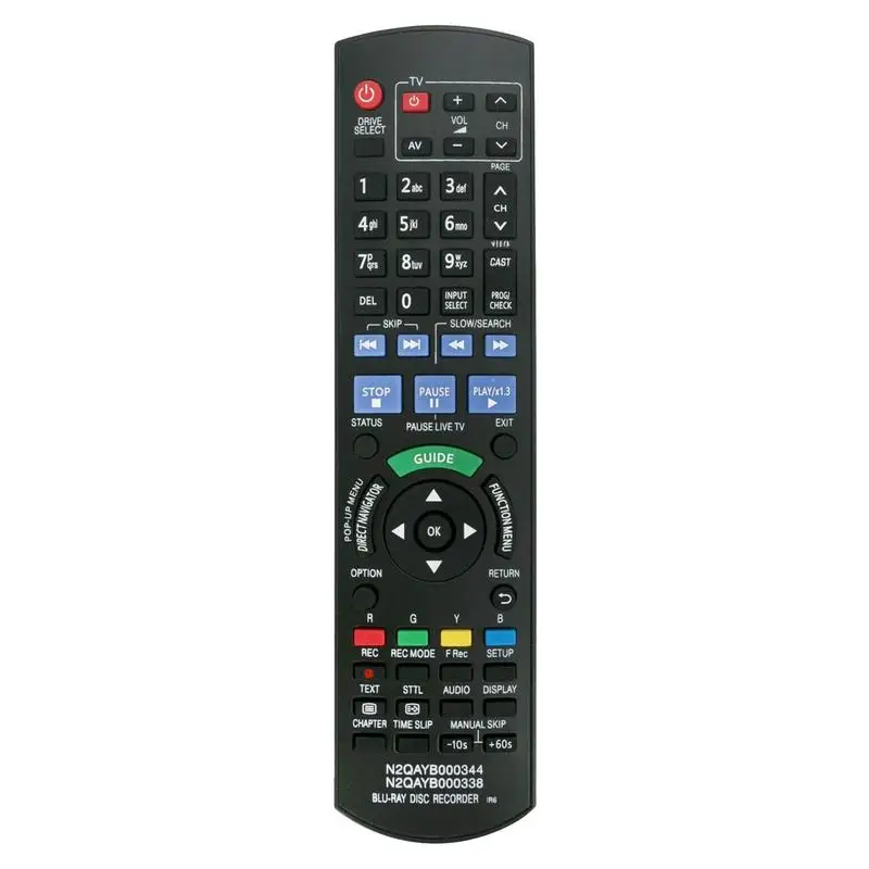 For Panasonic DVD DMR-XW350 Controller Smart Remote For Home S All Remote Long Distance Control Remote Control Replacement For