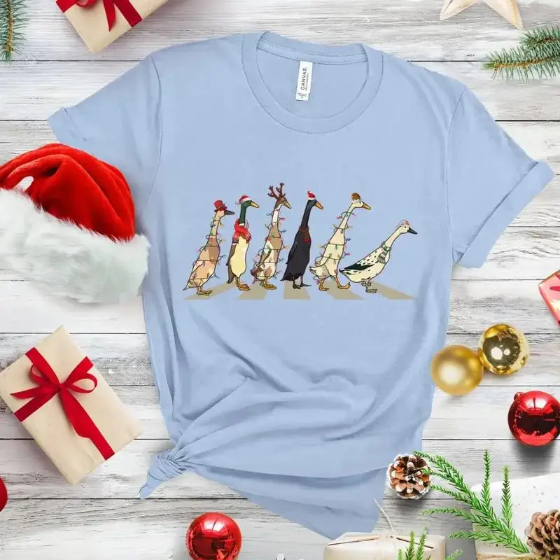 Weihnachts-Enten-Sweatshirt für Frauen, lustige Tiere, Bauernhofliebhaber