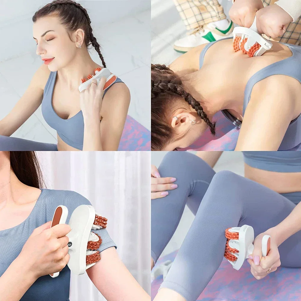 Cellulite massager, Anti-Cellulite Massager with Converged and Divergent Roller Technology, Squeeze, Tighten and Smooth